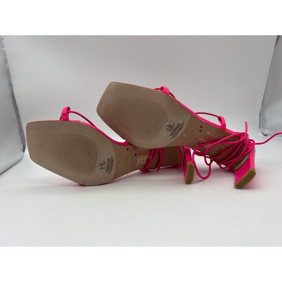 NEW Free People X Alohas Bellini Sandal in Neon Magenta - Picture 13 of 14